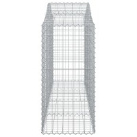 vidaXL Arched Gabion Baskets 4 pcs 78.7