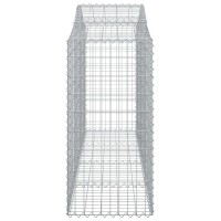 vidaXL Arched Gabion Baskets 2 pcs 78.7