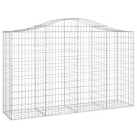 vidaXL Arched Gabion Baskets 8 pcs 78.7