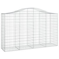 vidaXL Arched Gabion Baskets 25 pcs 78.7