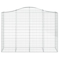 vidaXL Arched Gabion Baskets 4 pcs 78.7