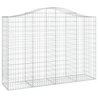 vidaXL Arched Gabion Baskets 6 pcs 78.7