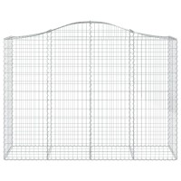 vidaXL Arched Gabion Baskets 10 pcs 78.7