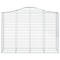 vidaXL Arched Gabion Baskets 14 pcs 78.7