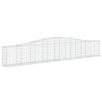 vidaXL Arched Gabion Baskets 7 pcs 157.5