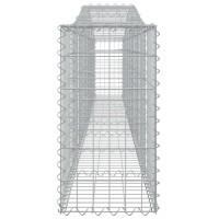 vidaXL Arched Gabion Baskets 7 pcs 157.5