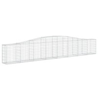 vidaXL Arched Gabion Baskets 10 pcs 157.5