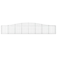 vidaXL Arched Gabion Baskets 10 pcs 157.5