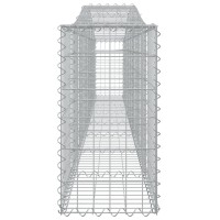 vidaXL Arched Gabion Baskets 10 pcs 157.5