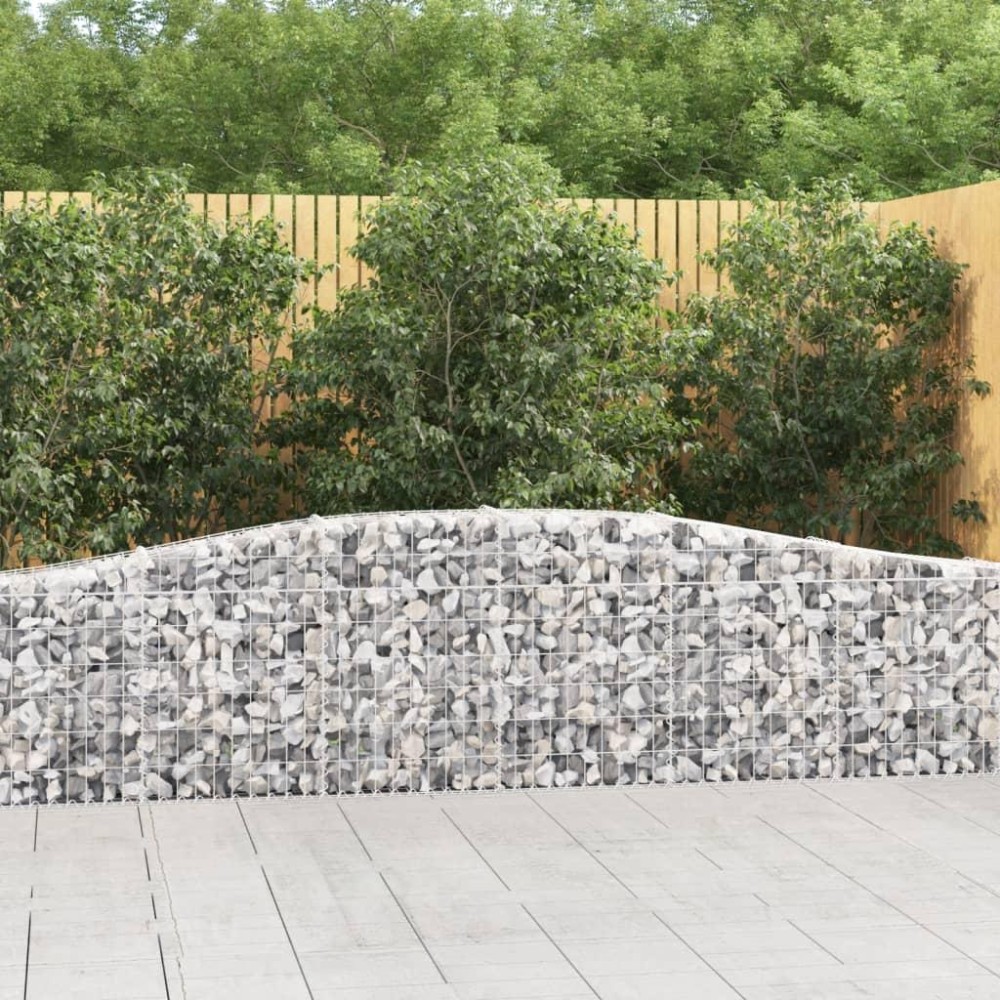 vidaXL Arched Gabion Baskets 20 pcs 157.5