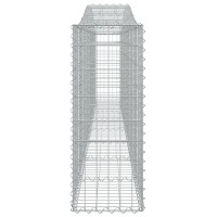 vidaXL Arched Gabion Baskets 2 pcs 157.5