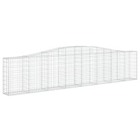 vidaXL Arched Gabion Baskets 9 pcs 157.5