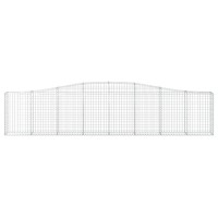 vidaXL Arched Gabion Baskets 9 pcs 157.5