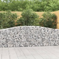 vidaXL Arched Gabion Baskets 20 pcs 157.5