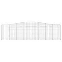 vidaXL Arched Gabion Baskets 10 pcs 157.5