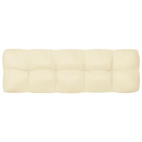 vidaXL Pallet Sofa Cushions 7 pcs Cream