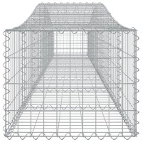 vidaXL Arched Gabion Baskets 4 pcs 157.5