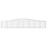 vidaXL Arched Gabion Baskets 3 pcs 157.5