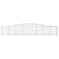 vidaXL Arched Gabion Baskets 5 pcs 157.5