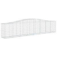 vidaXL Arched Gabion Baskets 3 pcs 157.5