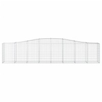 vidaXL Arched Gabion Baskets 9 pcs 157.5