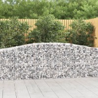 vidaXL Arched Gabion Baskets 10 pcs 157.5