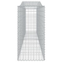 vidaXL Arched Gabion Baskets 7 pcs 157.5