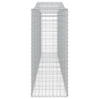 vidaXL Arched Gabion Baskets 10 pcs 157.5