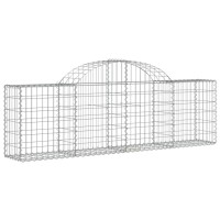 vidaXL Arched Gabion Baskets 5 pcs 78.7