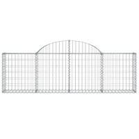 vidaXL Arched Gabion Baskets 5 pcs 78.7