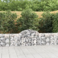 vidaXL Arched Gabion Baskets 6 pcs 78.7