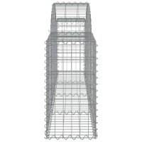 vidaXL Arched Gabion Baskets 7 pcs 78.7