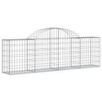 vidaXL Arched Gabion Baskets 25 pcs 78.7