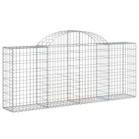 vidaXL Arched Gabion Baskets 3 pcs 78.7