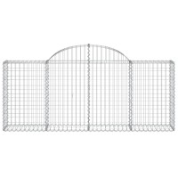 vidaXL Arched Gabion Baskets 3 pcs 78.7