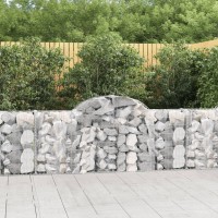 vidaXL Arched Gabion Baskets 4 pcs 78.7