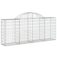 vidaXL Arched Gabion Baskets 5 pcs 78.7