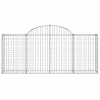 vidaXL Arched Gabion Baskets 5 pcs 78.7