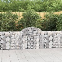 vidaXL Arched Gabion Baskets 6 pcs 78.7