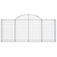 vidaXL Arched Gabion Baskets 14 pcs 78.7