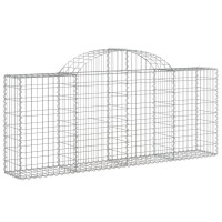 vidaXL Arched Gabion Baskets 25 pcs 78.7