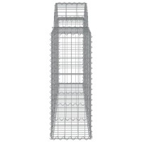 vidaXL Arched Gabion Baskets 25 pcs 78.7