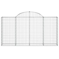 vidaXL Arched Gabion Baskets 5 pcs 78.7