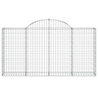 vidaXL Arched Gabion Baskets 7 pcs 78.7