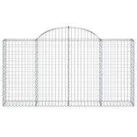 vidaXL Arched Gabion Baskets 25 pcs 78.7