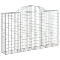 vidaXL Arched Gabion Baskets 5 pcs 78.7