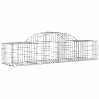 vidaXL Arched Gabion Baskets 3 pcs 78.7