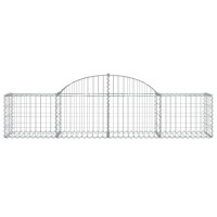 vidaXL Arched Gabion Baskets 3 pcs 78.7