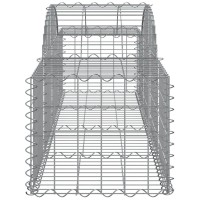 vidaXL Arched Gabion Baskets 20 pcs 78.7