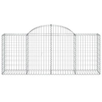 vidaXL Arched Gabion Baskets 3 pcs 78.7